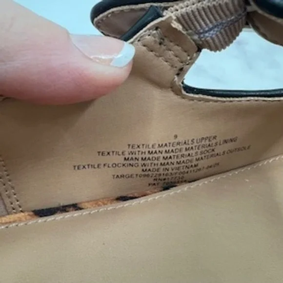 A New Day Tamsin Leopard Print Mary Jane Crisscross Buckle Flat 9 - Picture 6 of 8